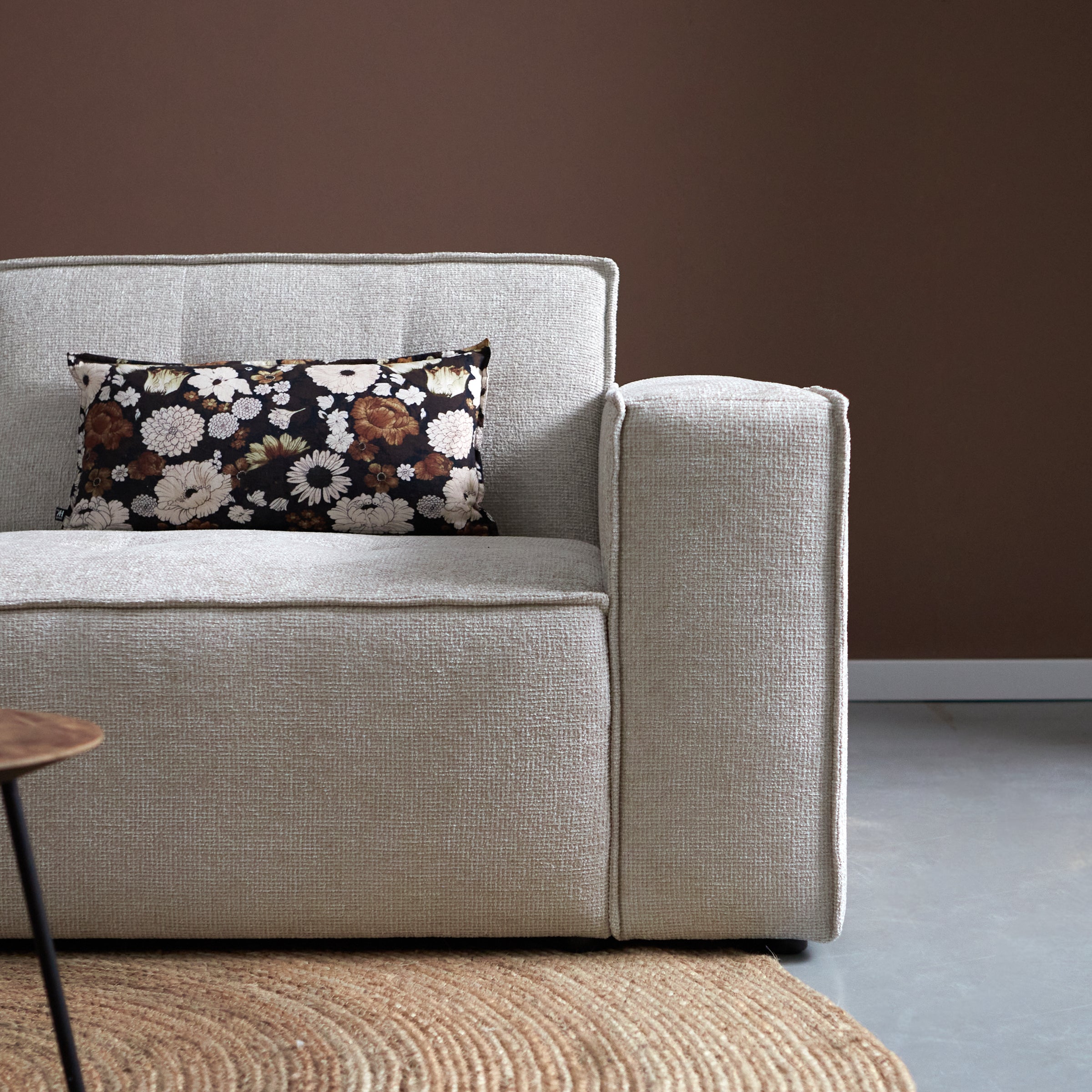 PEPP interiors Bank FLOW met chaise longue links - Majestic 603